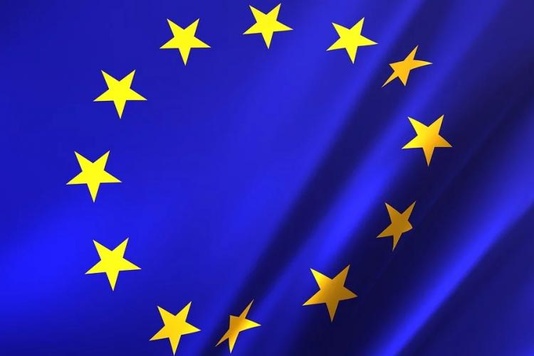 immagine della bandiera dell'unione europea