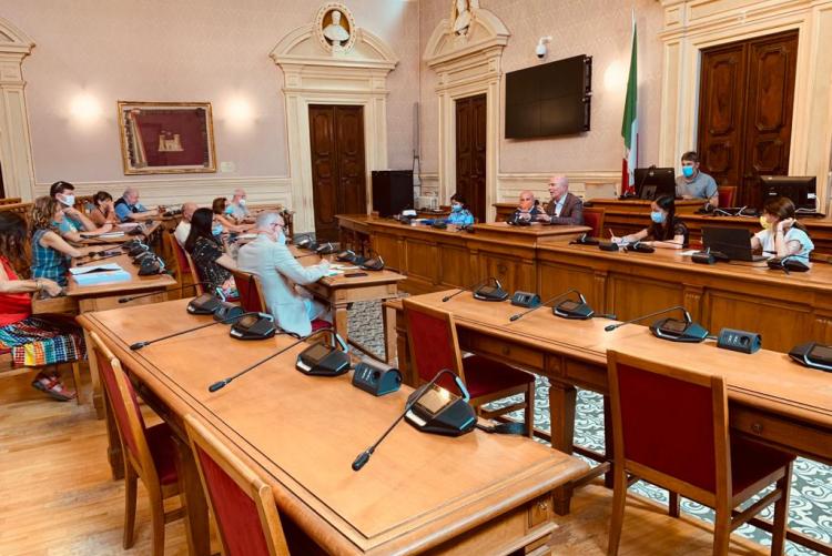 L'incontro nella Sala del Consiglio