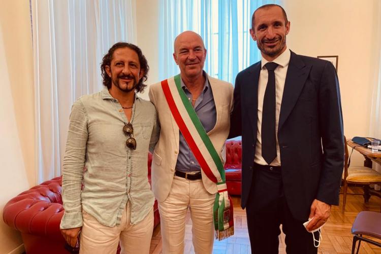 Il Sindaco, Igor Protti e Giorgio Chiellini